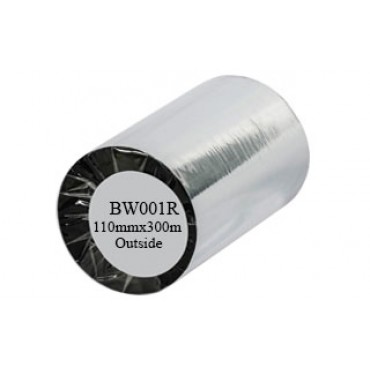Mực in mã vạch Wax BW001R 110mm x 300m